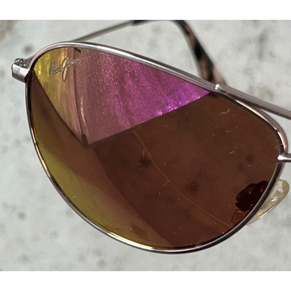 Maui Jim Sunglasses MJ 245-16R Maui Sunrise Baby Beach Rose Gold 56-18-120 - Picture 7 of 10